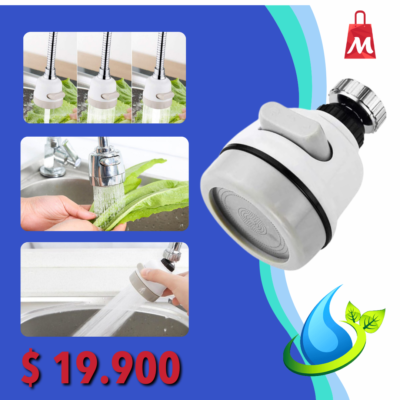 Grifo Ahorrador De Agua Giratorio 360°