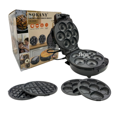 Wafflera 3 En 1 Sokany Mini donera Cupcakes