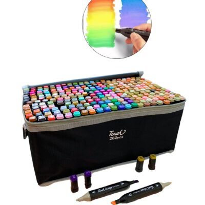Kit de arte plumones doble punta